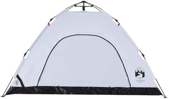 vidaXL Campingzelt Igloo Weiße Für 4 Personen