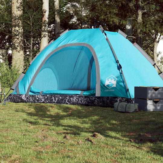 vidaXL Camping Tent Igloo Blue for 5 People