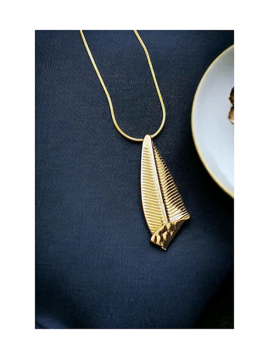 Necklace from Gold Plated Steel