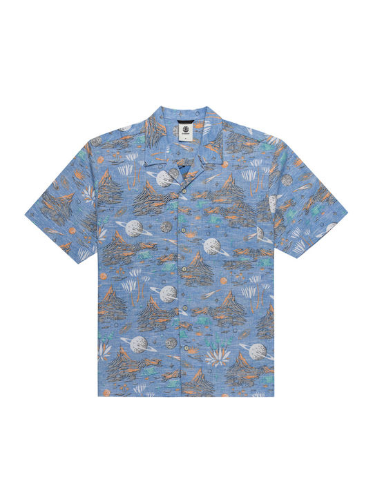 Къс ръкав Риза Saturn Camp Blue