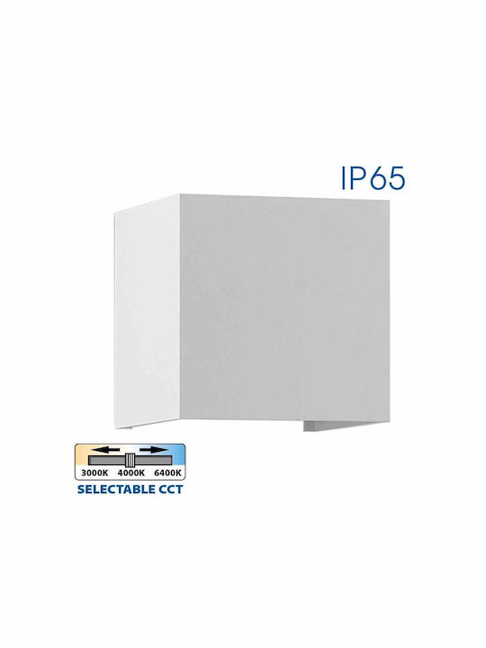 Vivalux Stark Επιτοίχιο Εξωτερικό Φωτιστικό LED IP65 6W με Ρυθμιζόμενο Λευκό Φως 10x10x10εκ.