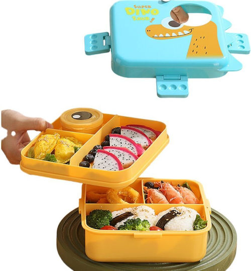 Queen Mother Super Dinosaur Plastic Kids' Food Container Dinosaurs Green