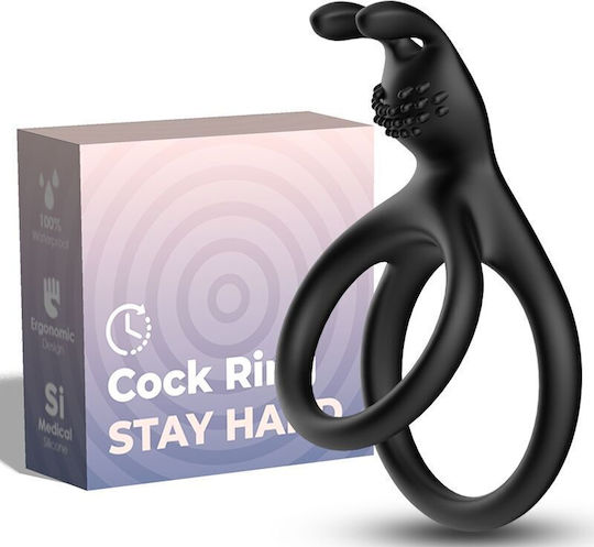 Armony Cock Ring Schwanz Silikon Schwarz
