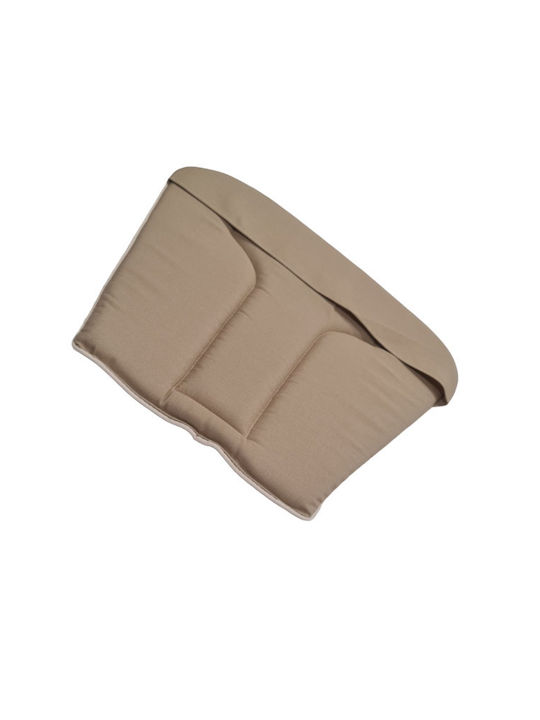 Be Comfy Waterproof Garden Chair Cushion with Backrest Beige 33x47cm