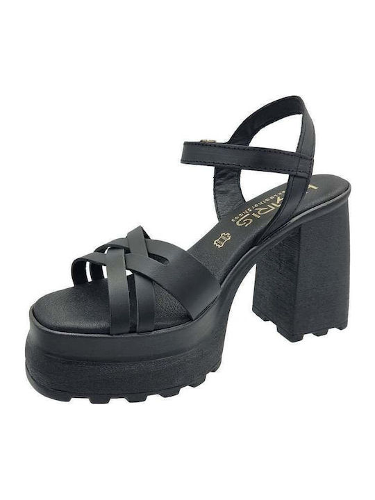 Leather Sandals Black
