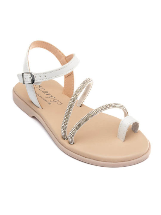 Stathatos shoes Kids' Sandals White