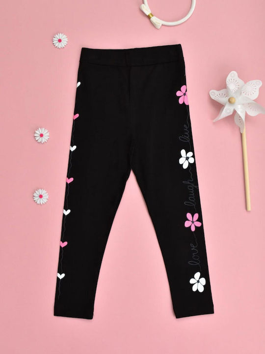 Potre Leggings pentru Copii Lung Black