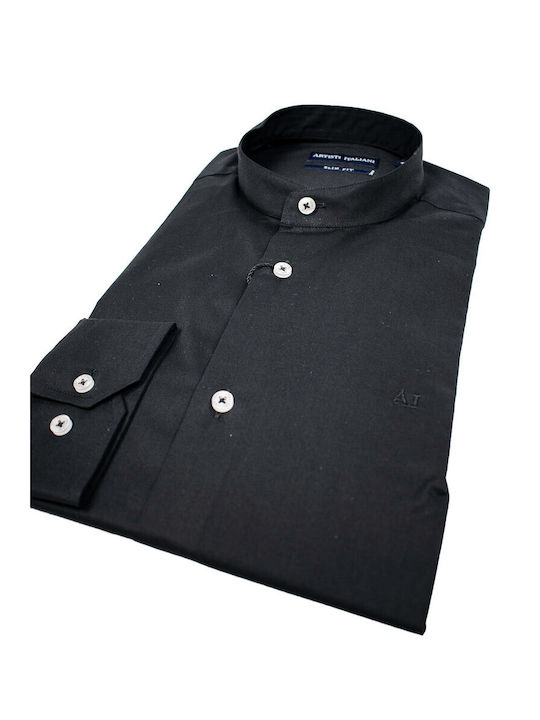 Artisti Italiani Men's Shirt Long Sleeve Black