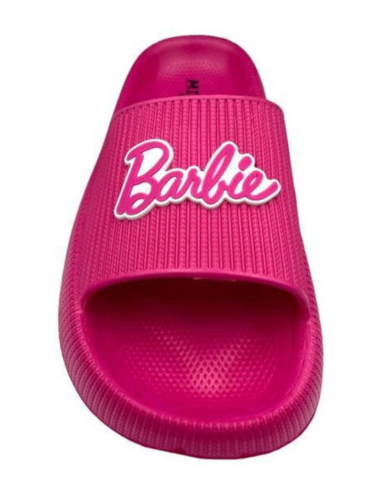 Детски джапанки тип слайдове Barbie Фуксия