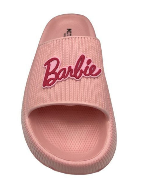 Παιδικές Σαγιονάρες Slides Barbie Ροζ