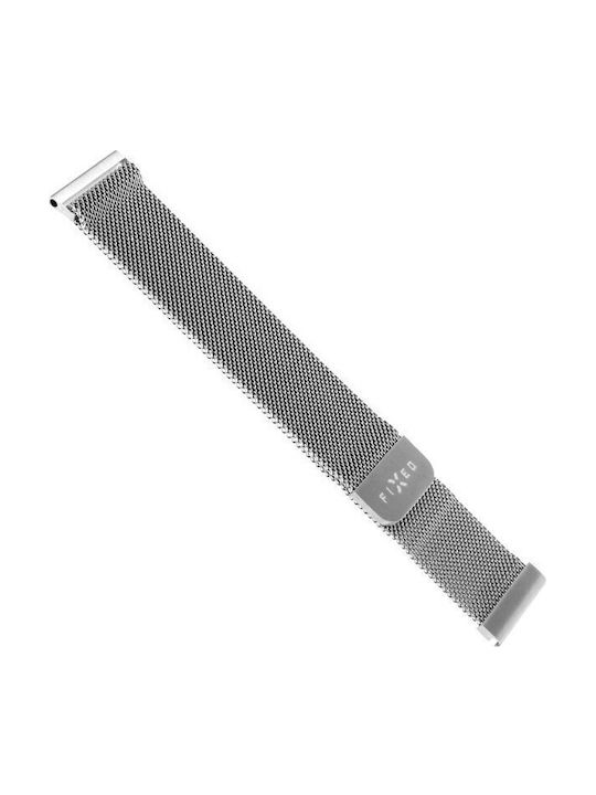 Fixed Mesh Μεταλλικό Μπρασελέ Ασημί 20mm