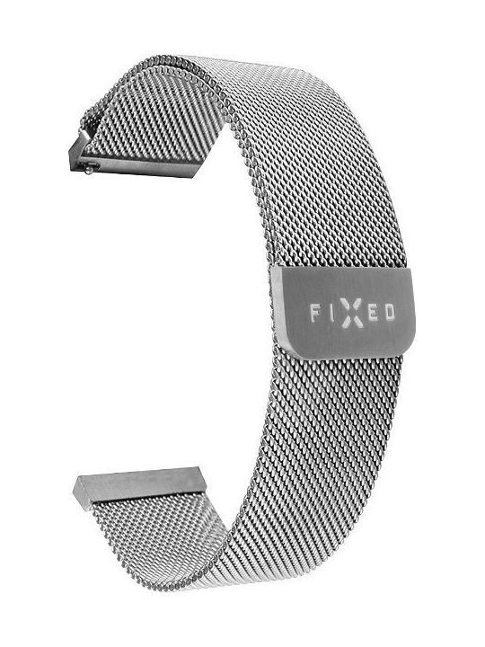Fixed Mesh Strap 22mm Silver