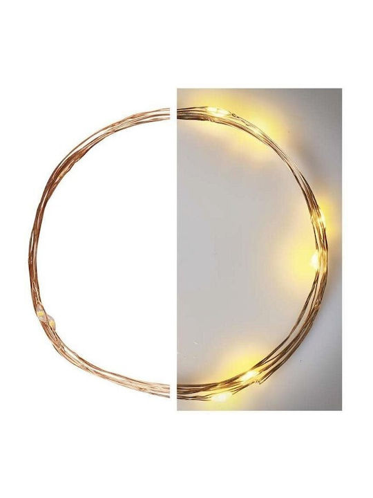 10 Λαμπάκια LED 3μ. Θερμό Λευκό σε Σειρά