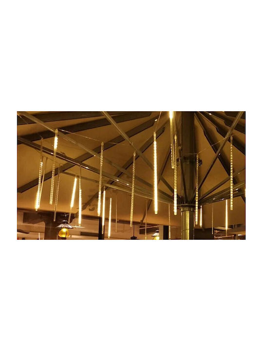 8 Λαμπάκια LED 4.5μ. Θερμό Λευκό τύπου Μετεωρίτης