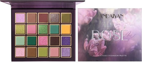 Handaiyan Lidschattenpalette Matt in Pulverform Rose 25gr