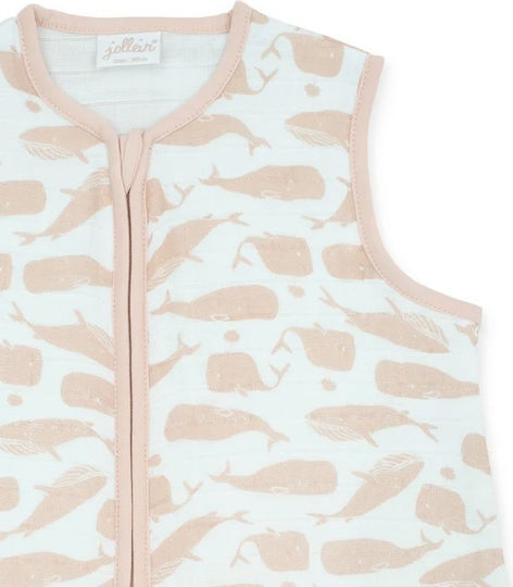 Jollein Summer Sleeping Bag 0.5 Tog Pale Pink