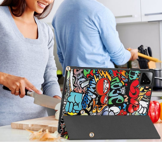 Flip Cover Durabilă Multicoloră (Xiaomi Pad 6S Pro 12.4)