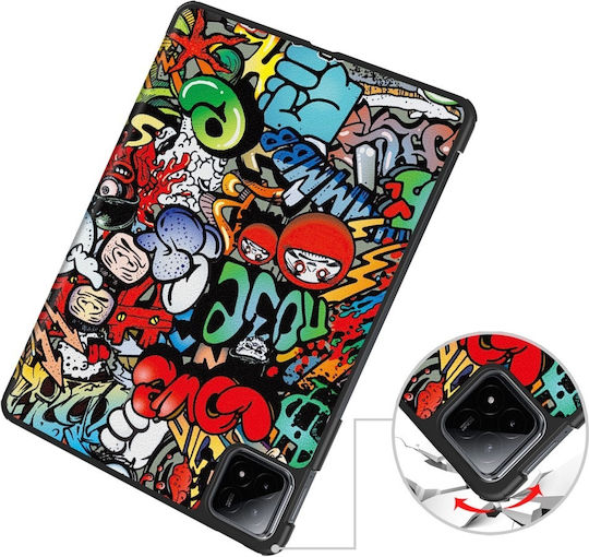 Flip Cover Durabilă Multicoloră (Xiaomi Pad 6S Pro 12.4)