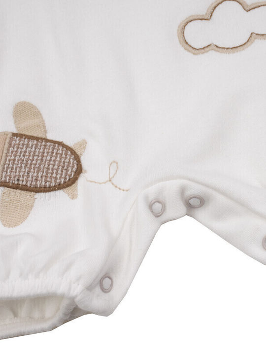 Bebelinna Baby Bodysuit Short-Sleeved Beige