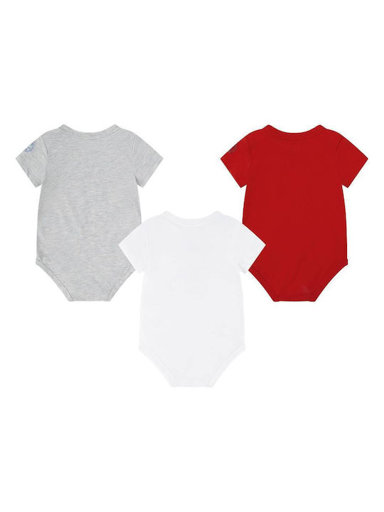 Converse Baby Bodysuit Set White 3pcs