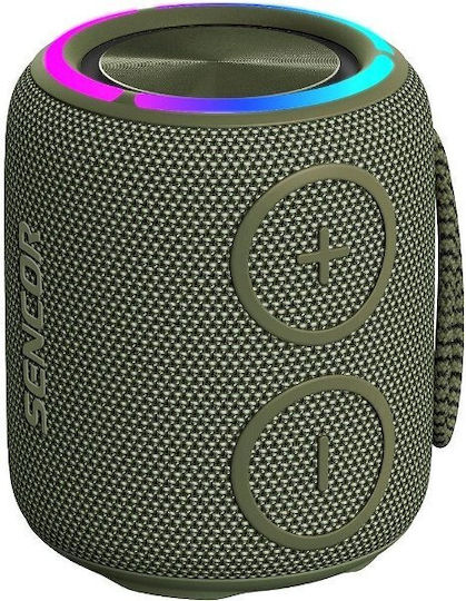 Sencor Sirius 2 Mini Αδιάβροχο Ηχείο Bluetooth 16W με Διάρκεια Μπαταρίας έως 7 ώρες Olive