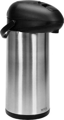 Yato Container with Faucet Thermos Stainless Steel / Plastic Gray 5lt