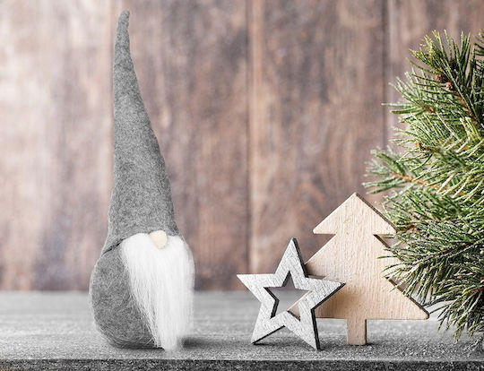 Christmas Figure Elf Gray Length 8cm