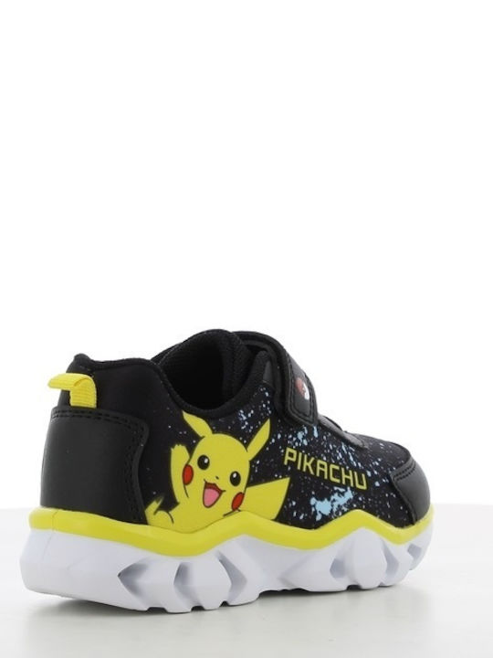 Pokemon Kids Sneakers with Lights Black