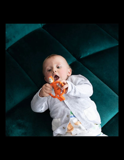 Matchstick Monkey Tiger Teething Ring Teething Relief Made of Rubber for 3 m+