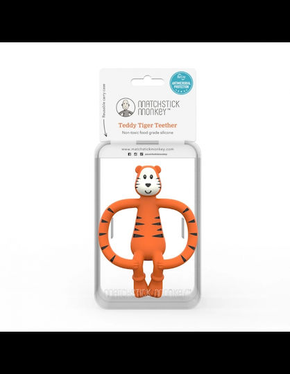 Matchstick Monkey Tiger Teething Ring Teething Relief Made of Rubber for 3 m+