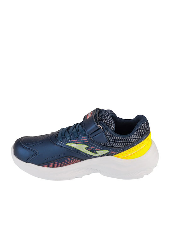 Παιδικά Sneakers με Σκρατς Navy Μπλε