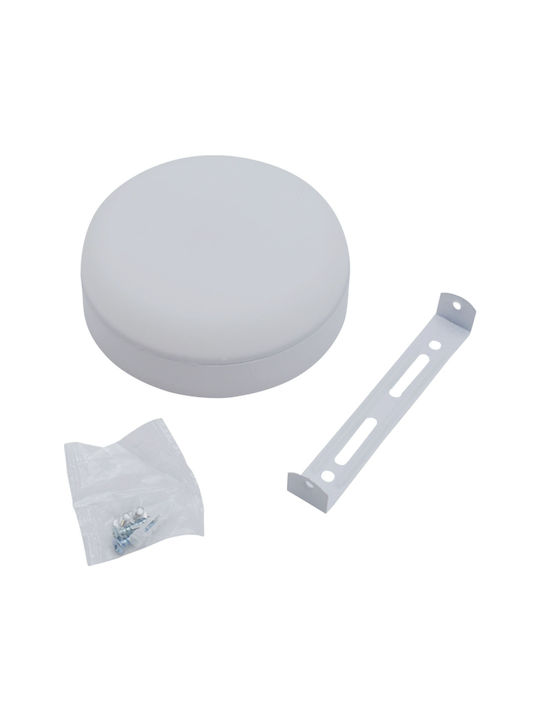 Uncle George Round Outdoor LED Panel 18W with Cool White Light