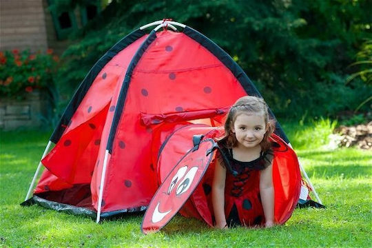 BabyMix Kinderzelt Tunnel Rot für 3+ Jahre
