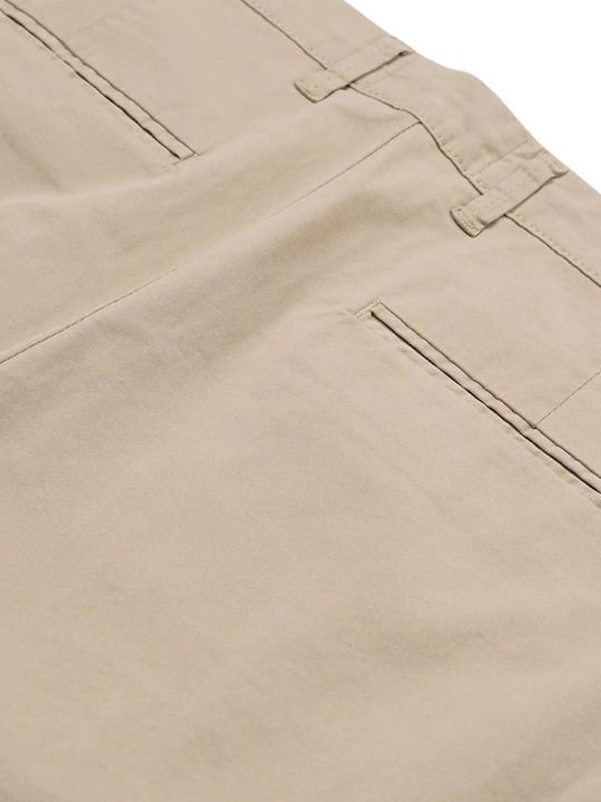 Pisa Lit Pantaloni Bărbați Slim Fit Bej