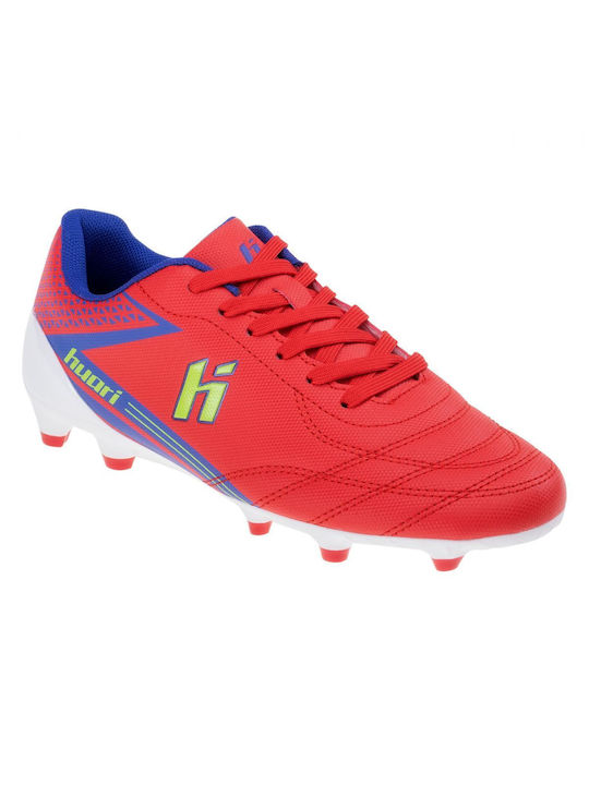 Huari Kids Molded Soccer Shoes Red