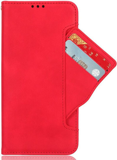 Multiple Cards Wallet Κόκκινο (Honor 200 Lite 5G)