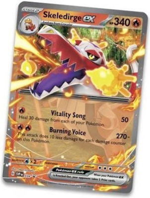 Pokemon Paldea Partners Tin Skeledirge Ex