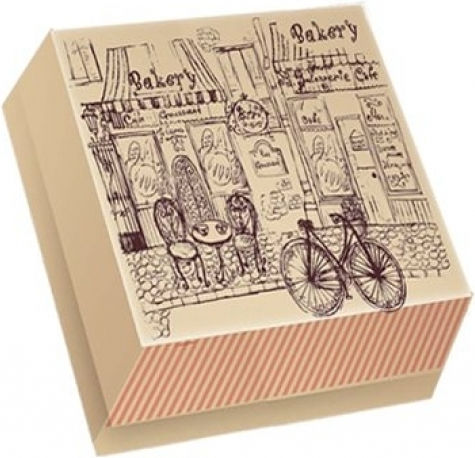 Ready Хартиена Кутия Сладкарница 9.5x13x7см.