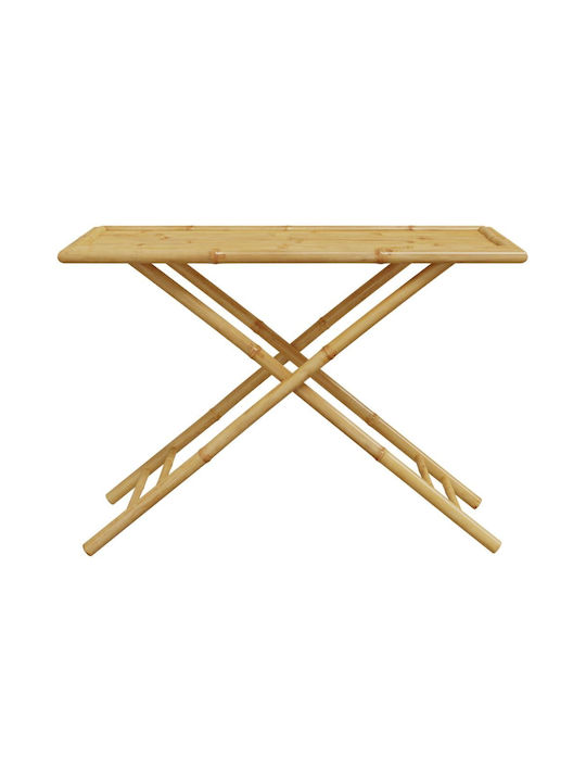 Set Sala De Mese Pentru Exterior 5 Piese Din Bambus Cu Perne