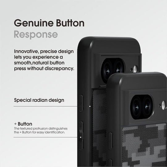 Color Frame Back Cover Σιλικόνης Μαύρο (Google Pixel 8a)