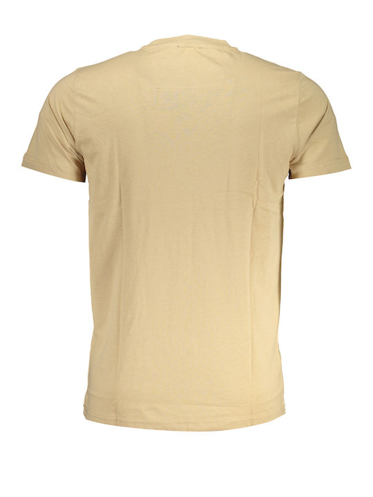 Roberto Cavalli Men's Short Sleeve T-shirt Beige