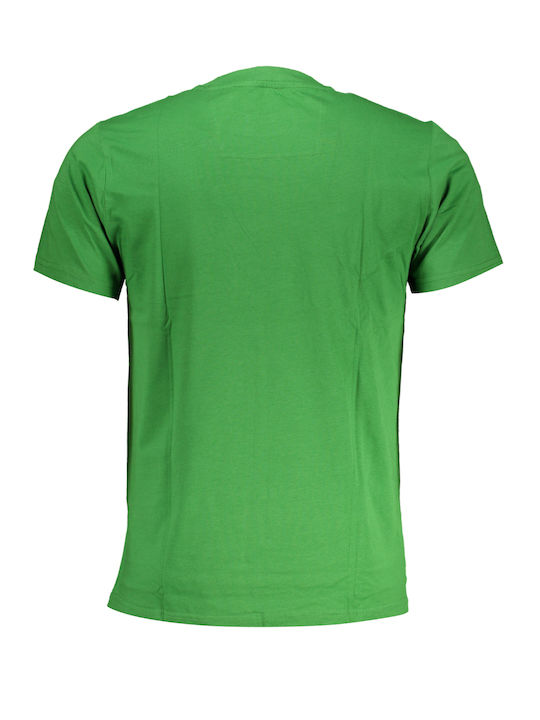 Roberto Cavalli T-shirt Bărbătesc cu Mânecă Scurtă Verde