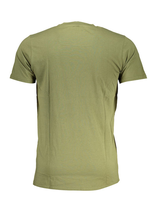 Roberto Cavalli T-shirt Bărbătesc cu Mânecă Scurtă Verde