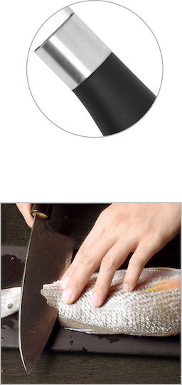 Tpster Μαχαίρι Santoku από Ανοξείδωτο Ατσάλι