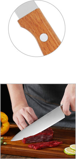 Tpster Μαχαίρι Chef από Ανοξείδωτο Ατσάλι 33cm