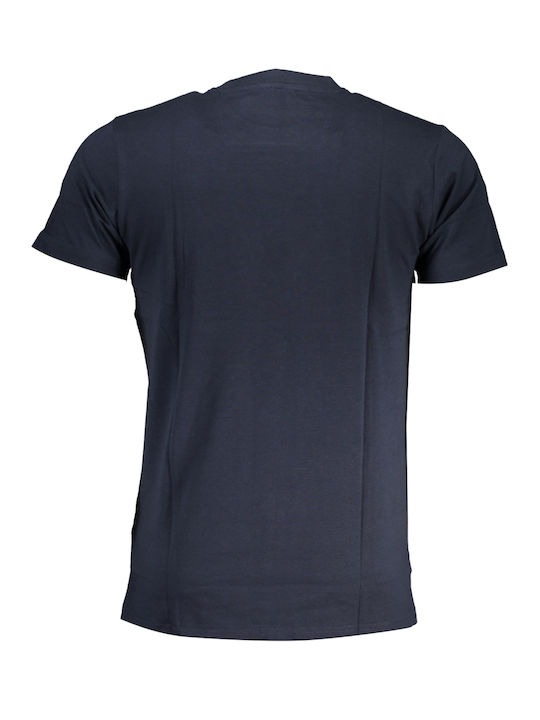 Roberto Cavalli Men's Short Sleeve T-shirt Blue