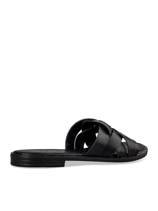 Women's Flat Sandals in Black Color