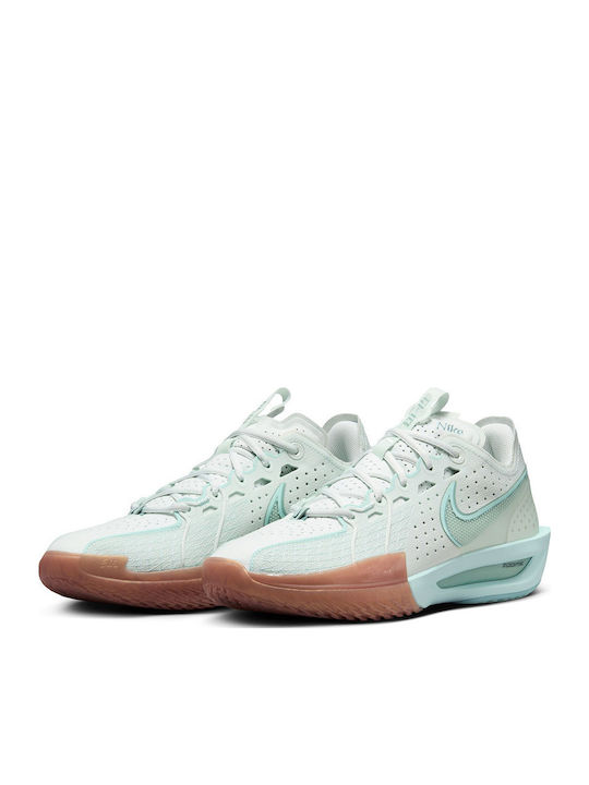 Air Zoom G.T. Cut 3 Low Basketball Shoes Barely Green / Sail / Safety Orange / Jade Ice