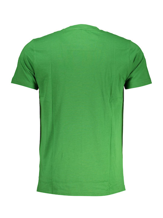 Roberto Cavalli T-shirt Bărbătesc cu Mânecă Scurtă Verde