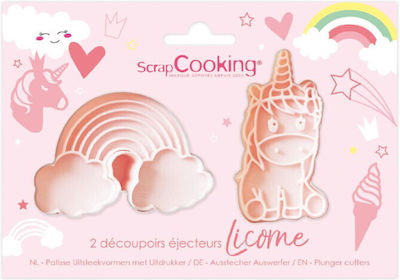 Scrap Cooking Unicorn Κουπ Πατ Πλαστικά SCC-2141 2τμχ